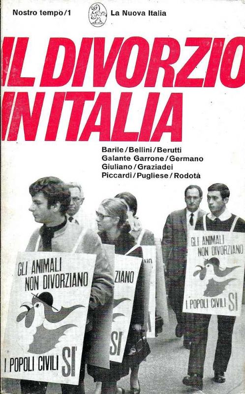 GRAZIADEI--PICCARDI-PUGLIESE-RODOTA'. Il divorzio in Italia.