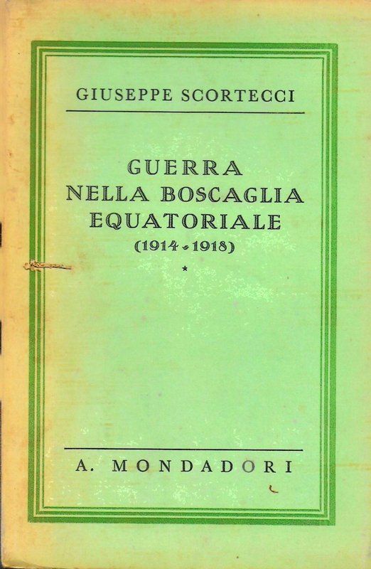 Guerra nella boscaglia equatoriale (1914-1918).