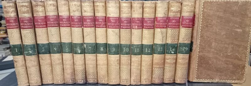 Histoire des Républiques Italiennes du moyen àge.