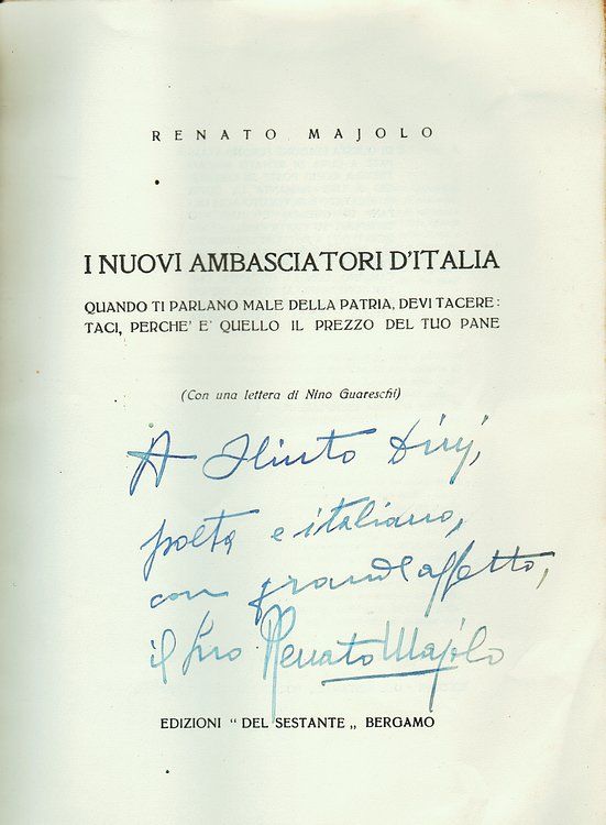 I nuovi ambasciatori d'Italia. Quando ti parlano male della Patria, …