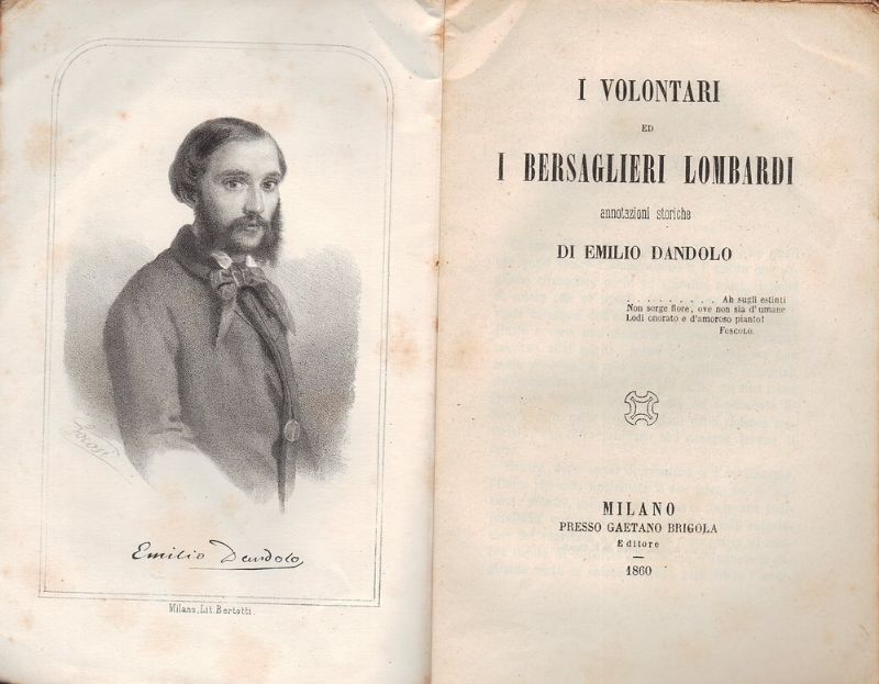 I volontari ed i Bersaglierilombardi. Annotazioni storiche.