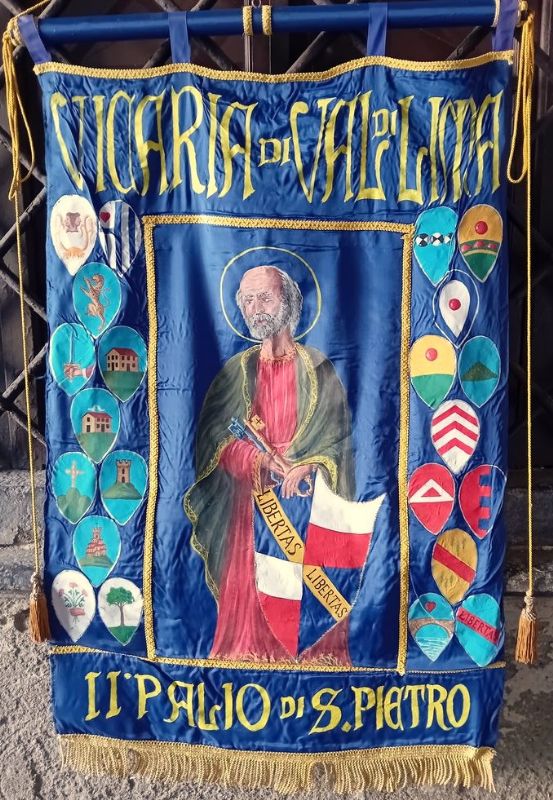 II° Palio di San Pietro - Stendardo dipinto a mano.