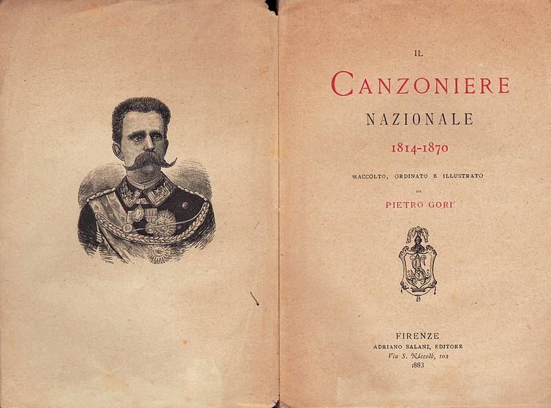 Il Canzoniere Nazionale 1814-1870 raccolto, ordinato e illustrata da Pietro …
