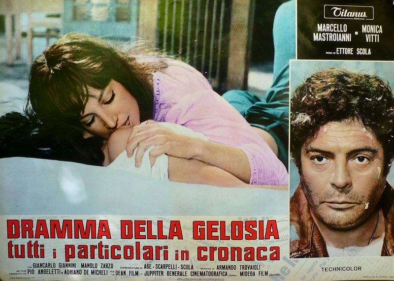 Il dramma della gelosia. Con Monica Vitti e Marcello Matroianni.
