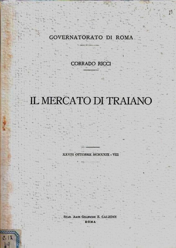 Il Mercato di Traiano.