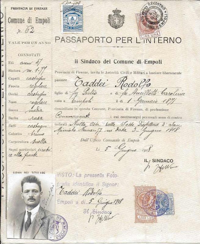 Il Sindaco del Comune di Empoli.