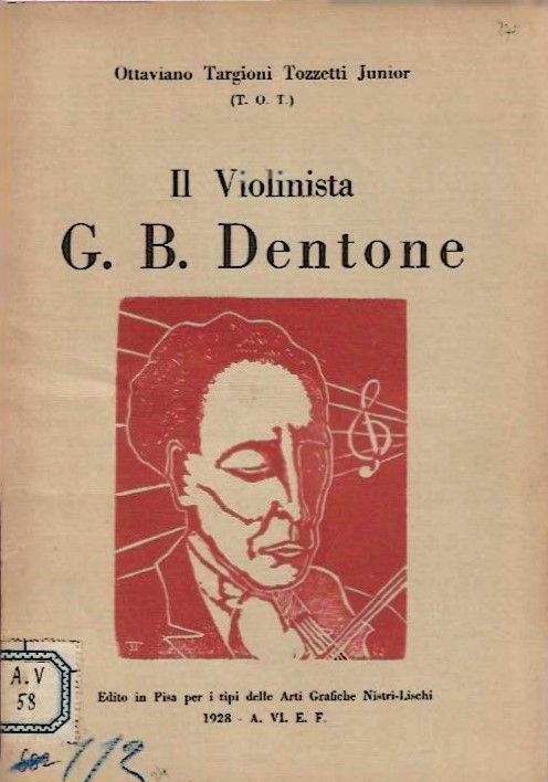 Il Violinista G. B. Dentone.