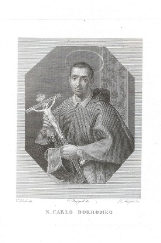 Incisione in rame da un dipinto di C. Dolci.