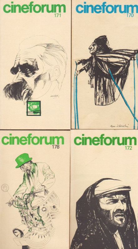 Insieme di quattro numeri della rivista, pubblicati tra il Dicembre …