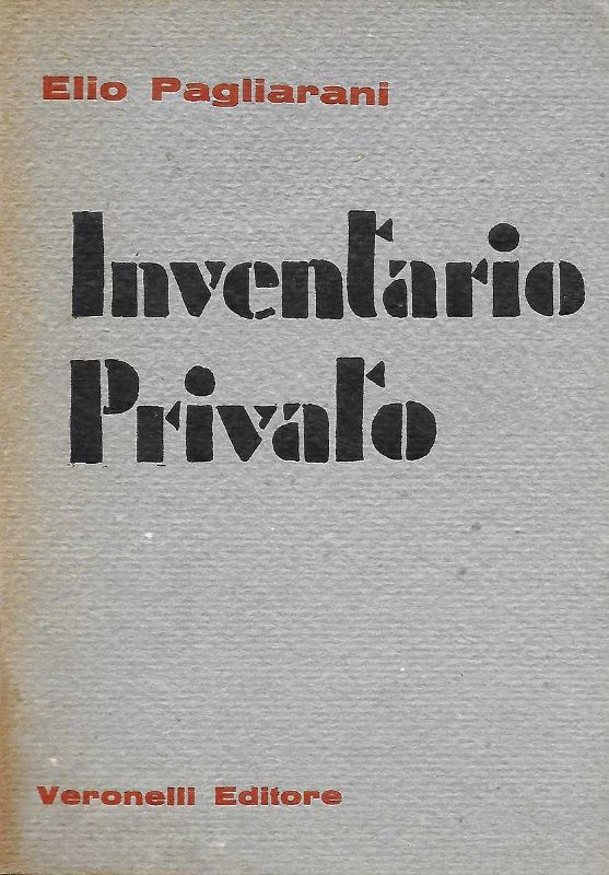 Inventario Privato. Prefazione di Giacomo Zanga. Disegni di Alberto Casorati.