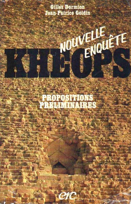 Khéops : nouvelle enquête. Propositions préliminaires.
