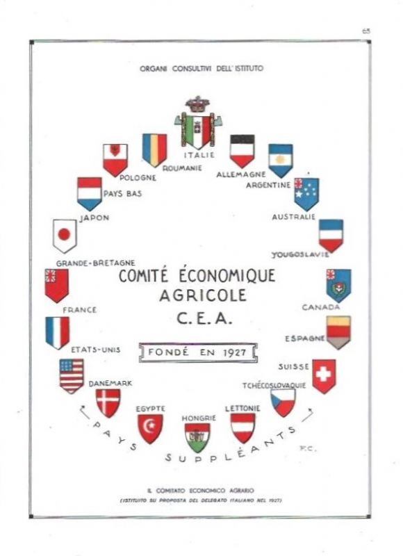 L'Istituto Internazionale di Agricoltura. L'affermazione integrale delle sue attività.