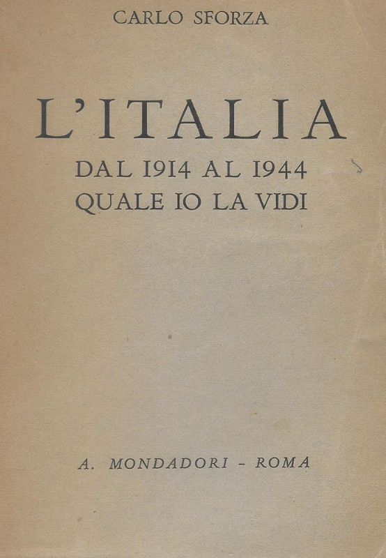 L'Italia dal 1914 al 1944 quale io la vidi.
