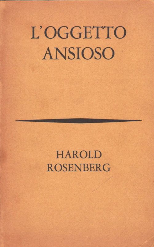 L'oggetto ansioso.