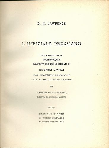 L'ufficiale Prussiano nella traduzione di Eugenio Vaquer, illustrata con tavole …