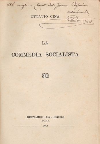 La commedia socialista.