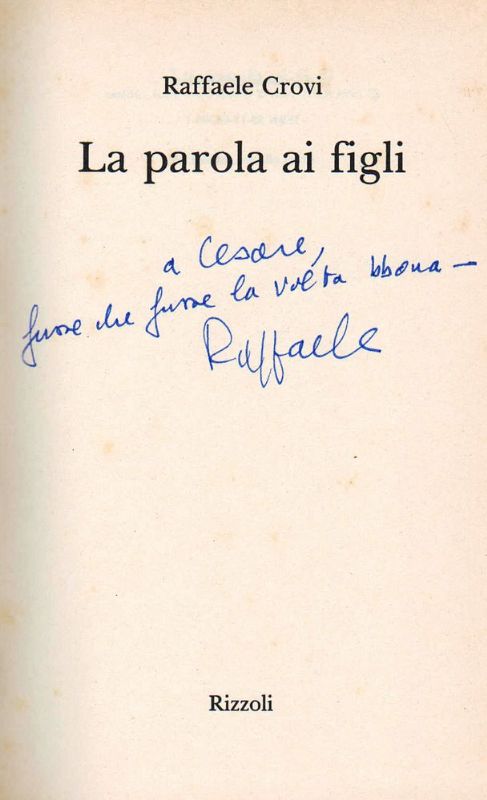 La parola ai figli.