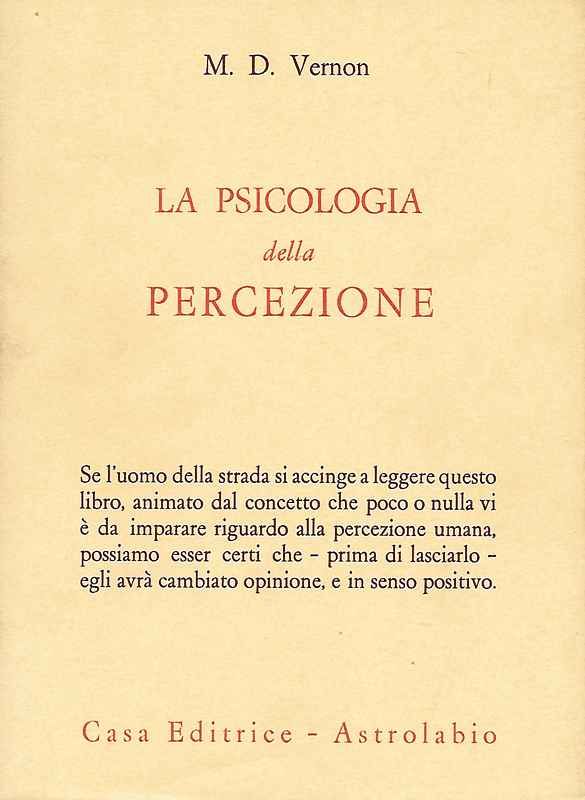 La psicologia della percezione.