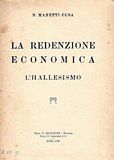 La redenzione economica . L'Hallesismo.