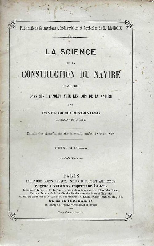 La science de la contruction du Naviere, considérée dan ses …