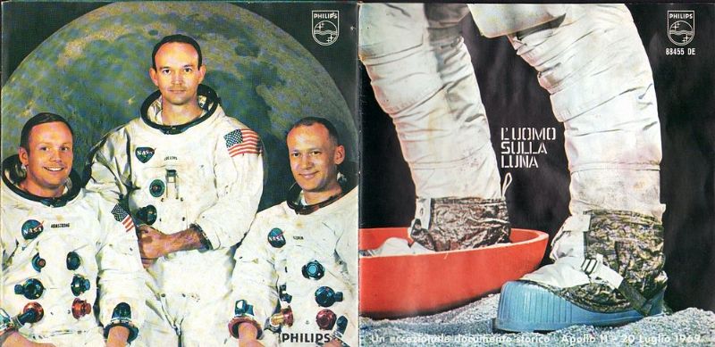 Le voci e le impressioni di Armstrong, Collins e Aldrin …