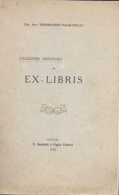 Leggende originali in Ex-Libris.