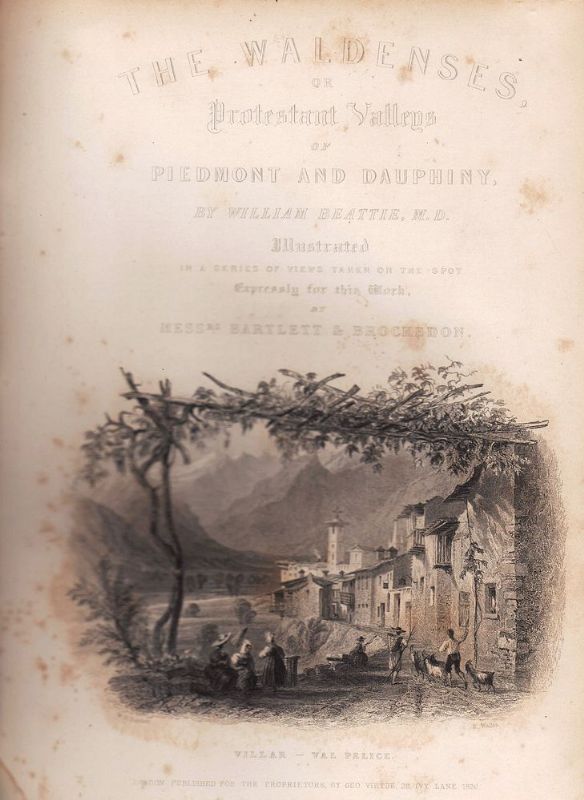 Les Vallées vaudoises pittoresques ou vallées protestantes du Piémont, du …