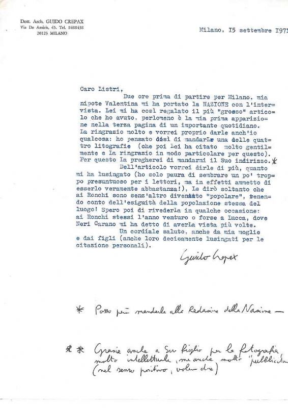 Lettera dattiloscritta firmata autografa su carta intestata a seguire alcune …