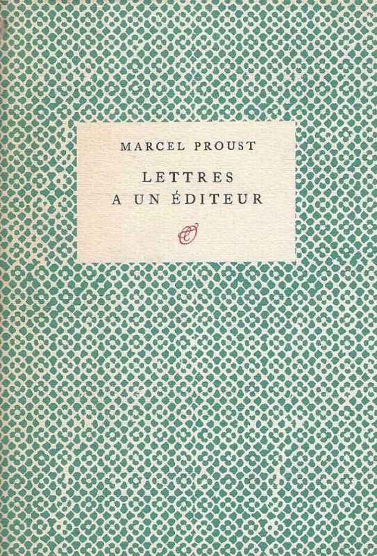 Lettres a un éditeur.