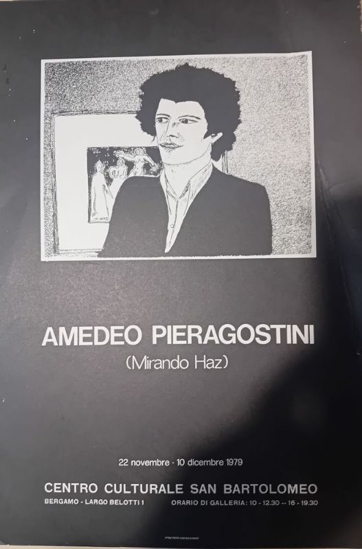 Locandina per mostra:- Centro Culturale San Bartolomeo - Bergamo 22 …