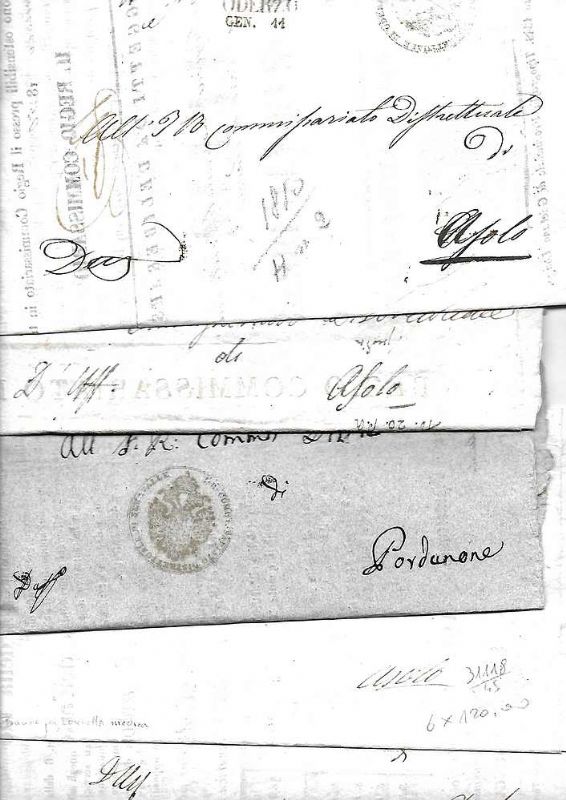 Lotto di 6 Bandi, 5 inviati ad Asolo e 1 …