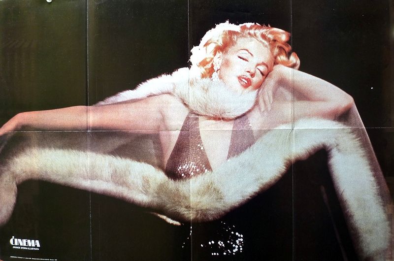 Manifesto fotografico a colori, distribuito dalla rivista 'Il Cinema, grande …