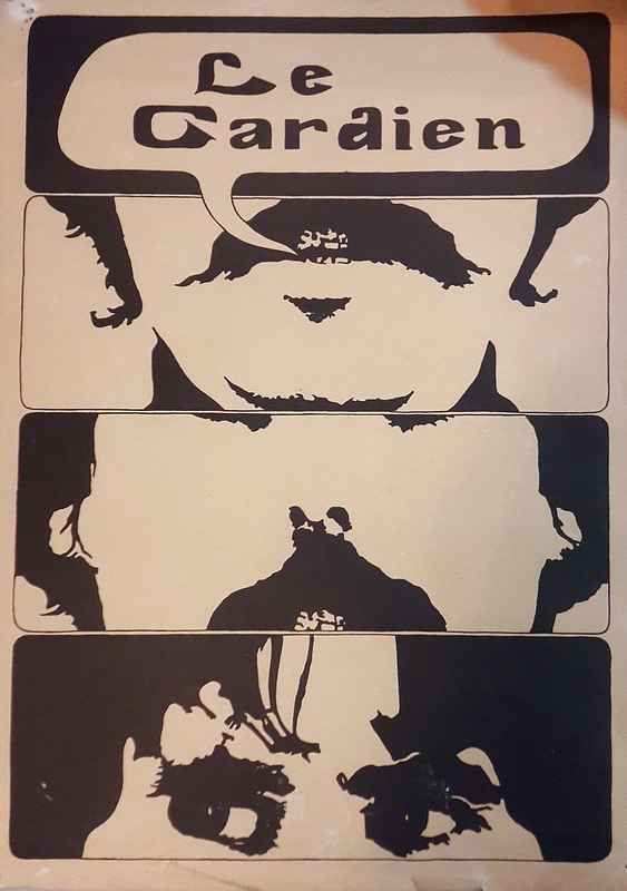 Manifesto, in serigrafia, cm. 46x65. Volto scomposto in tre sezioni …