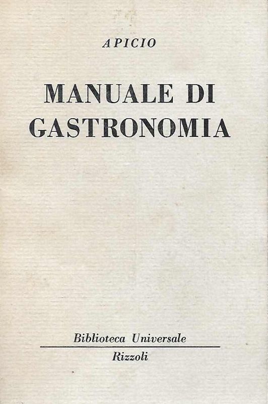 Manuale di gastronomia.