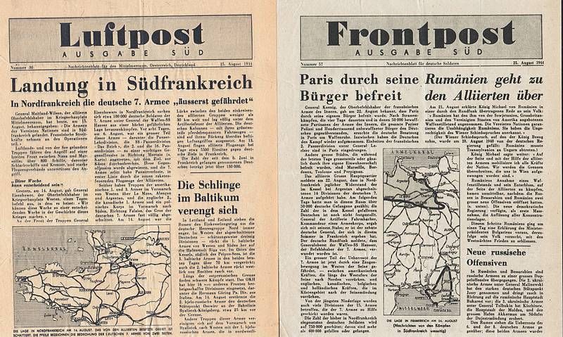 Nechrichtenblatt fur deutsche Soldaten.