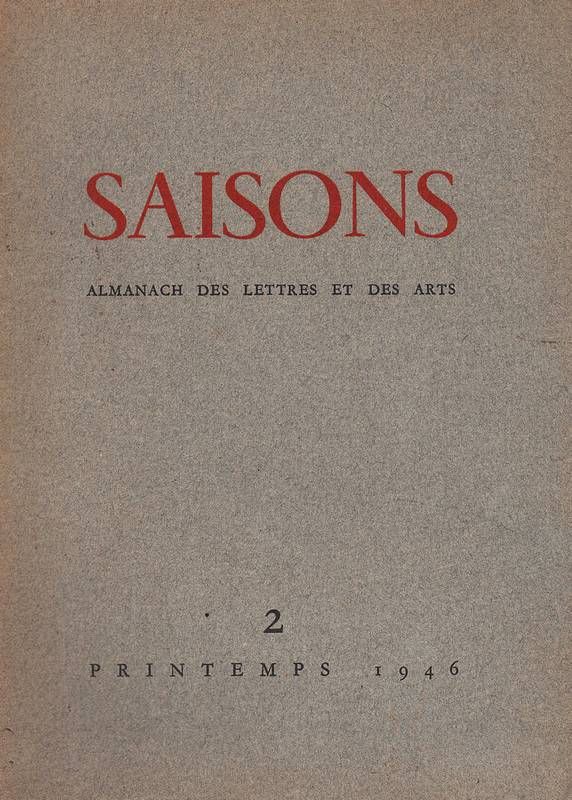 Numéro 2 - Printemps 1946.