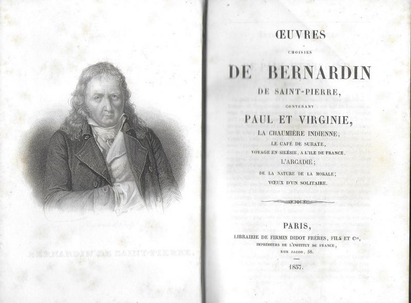 Oeuvres, contenant Paul et Virginie, La chaumerière indienne, Le café …