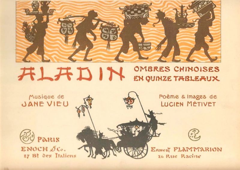 Ombres Chinoises en quinze tableaux. - Musique de Jane Vieu …