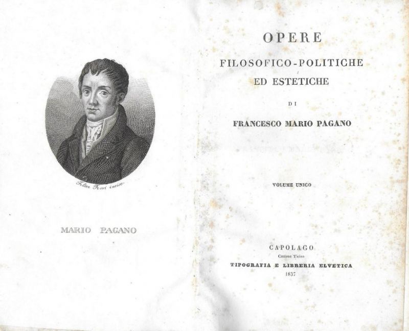 Opere filosofico-Politiche ed estetiche.