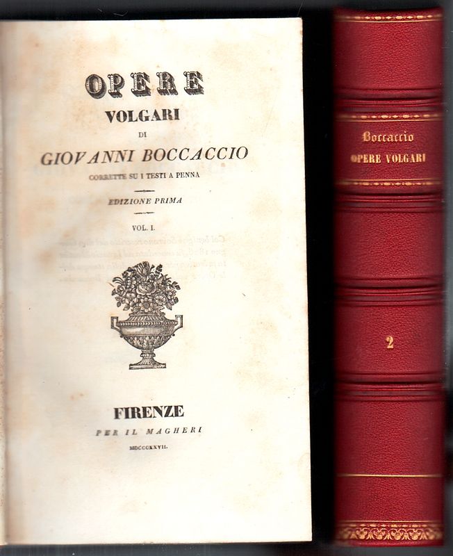 Opere volgari di Giovanni Boccaccio corrette su i testi a …