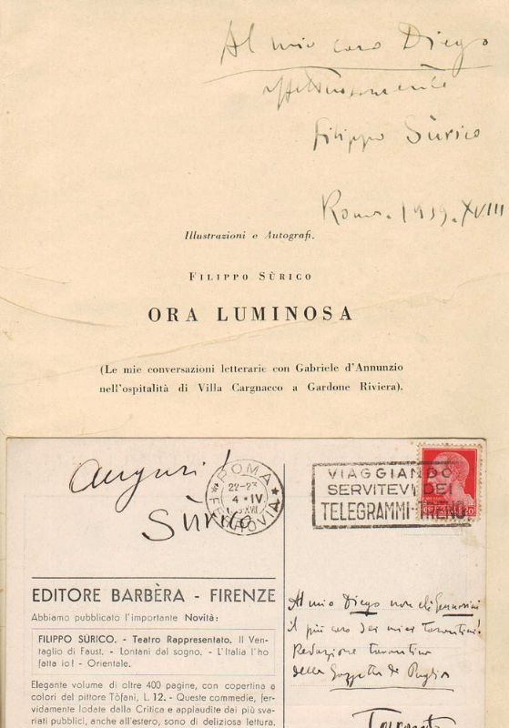 Ora Luminosa. Le mie conversazioni letterarie con Gabriele D'Annunzio nell'ospitalità …