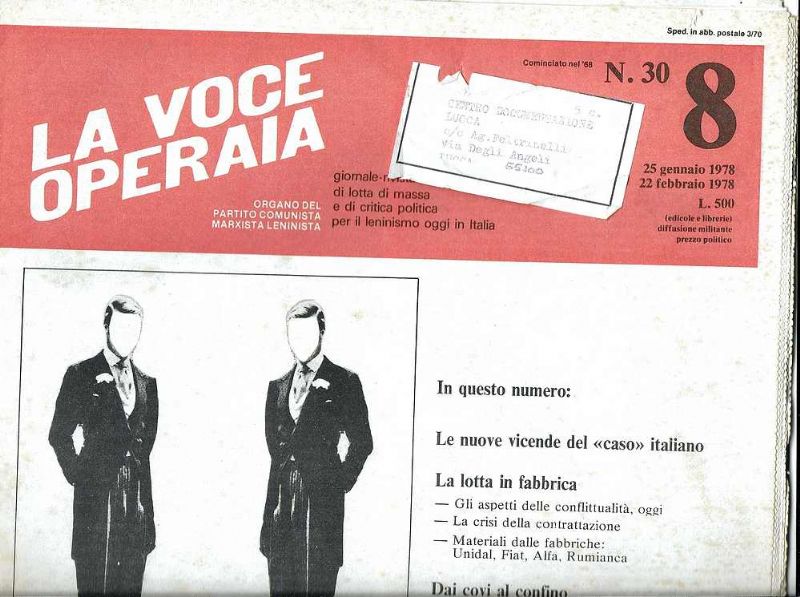 Organo del Partito Comunista Marxista Leninista. n° 30 - 1978.