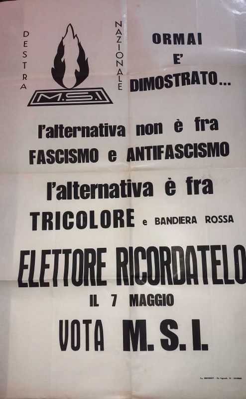 Ormai è dimostrato. l'alternativa non è fra fascismo e antifascismo, …