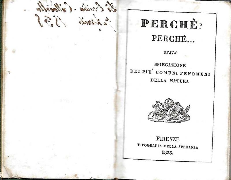 Perchè? Perchè. Ossia spiegazione dei più comuni fenomeni della natura.