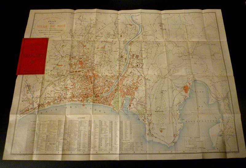 Plan De La Ville De Nice / Avec Indication Des …
