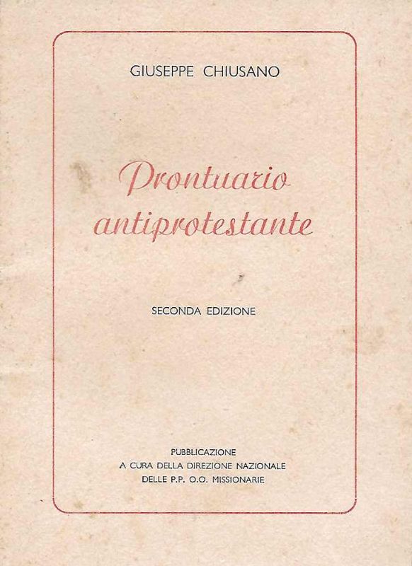 Prontuario antiprotestante.
