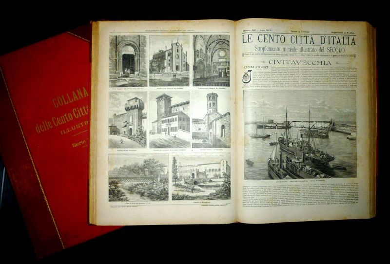 Raccolta completa dei famosi fascicoli ottocenteschi e riccamente illustrati a …