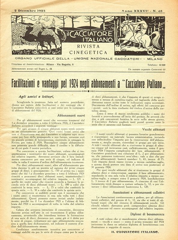 Rivista settimanale.