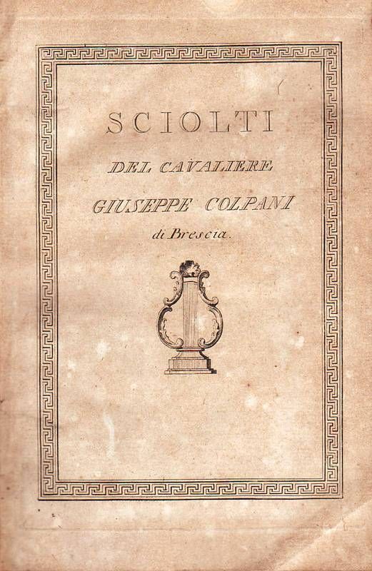 Sciolti.