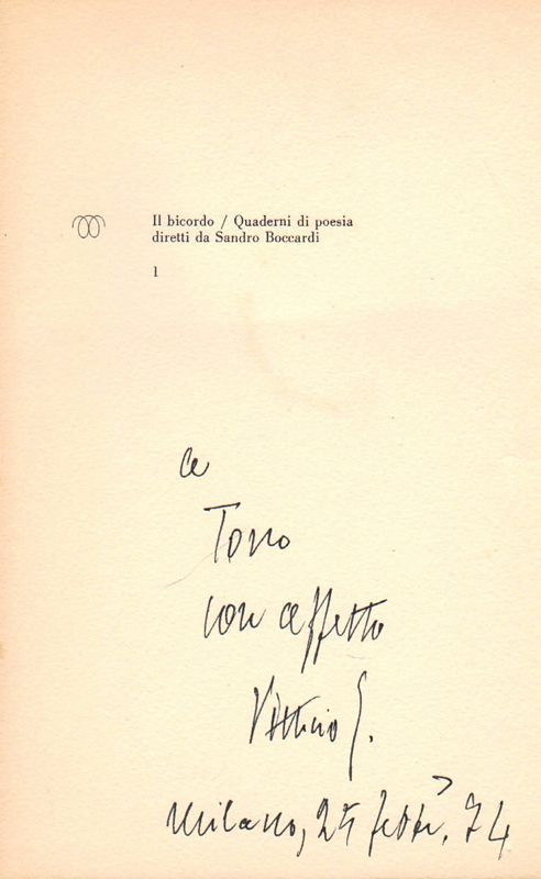Sei poesie e sei disegni.